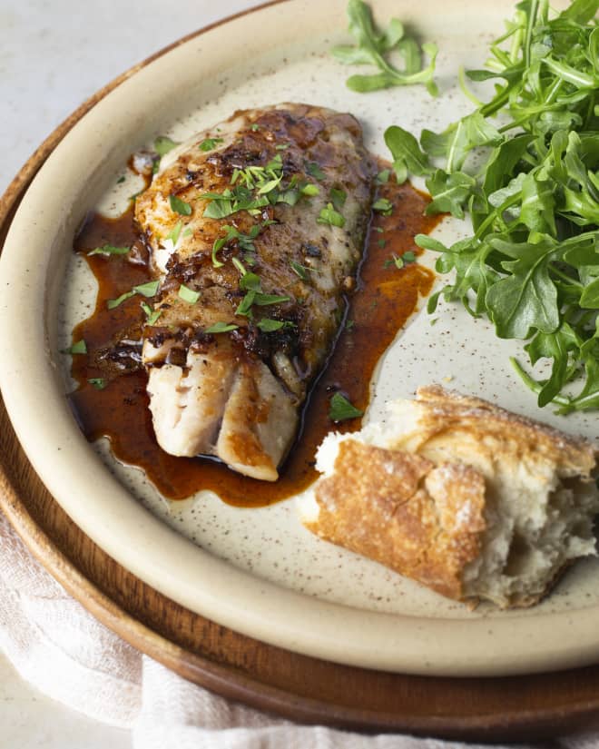 PanSeared Rockfish with Brown Butter Sauce